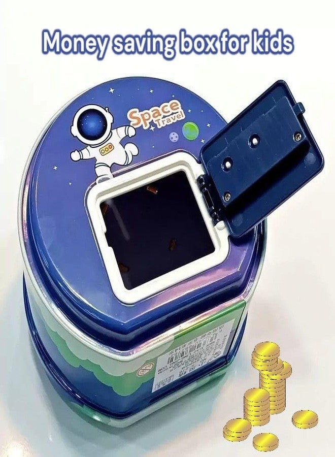 تارا13 حصالة نقود للأطفال بتصميم فضائي من TERA13 (قطعة واحدة) | أفضل هدية تذكارية للأطفال | صندوق توفير نقود بقفل | صندوق عملات للأولاد والبنات | حصالة نقود بتصميم كرتوني إبداعي | لون عشوائي - Image 4